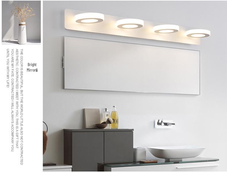 Waterproof Modern LED Bathroom Vanity Light with Anti-Fog Eye Protection
