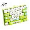 26-Key Keyboard Decor Fidget Toy Animal Theme Push Bubble Keyboard Tactile Pressing Toy Stress Relief Mini for Backpack Purse Charm