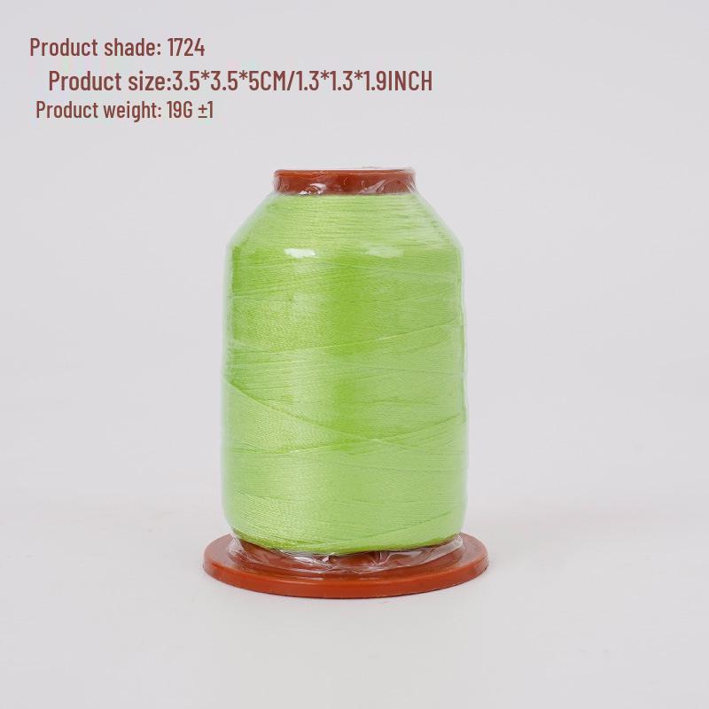 Polyester Sewing Thread: 100 Colors, 500 Yards, Fine Two-Strand, High-Speed, for Hand Sewing