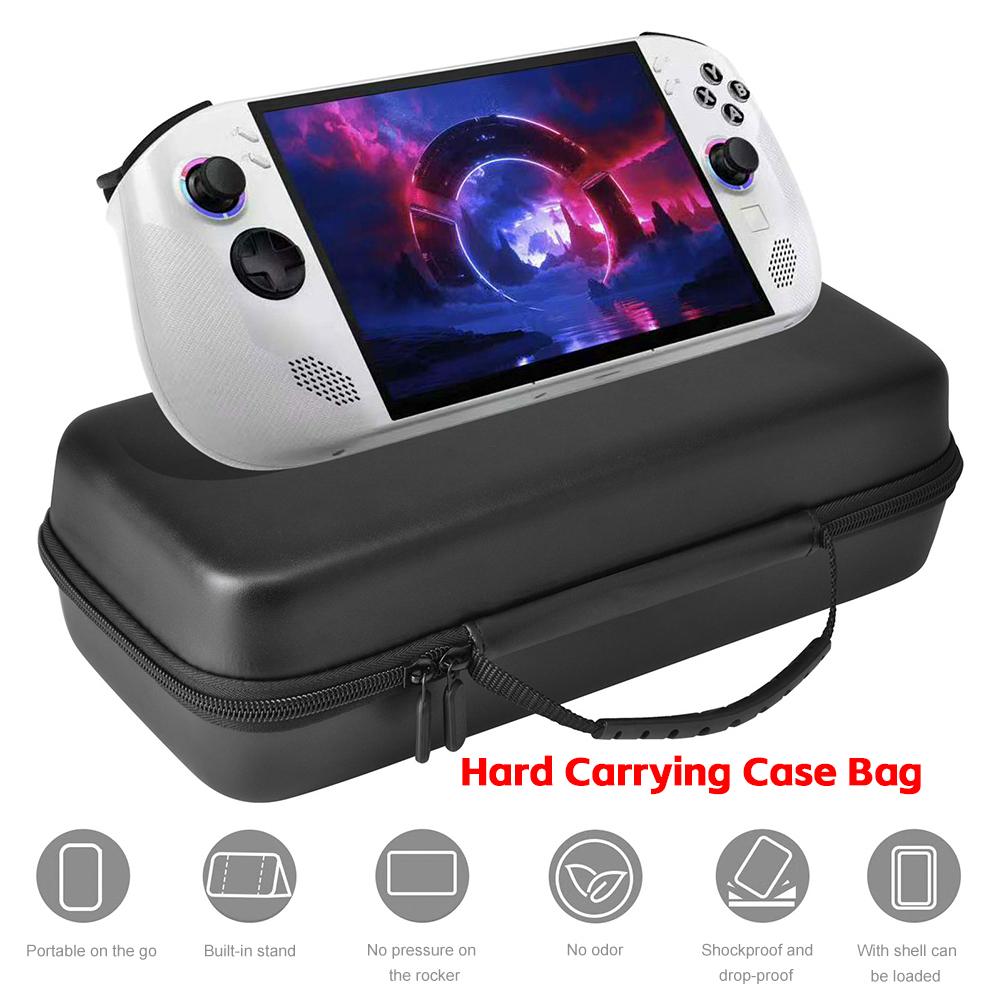 Hard Shell Case for Lenovo Legion Go S Handheld Game Console Shockproof Travel Storage Case with Mesh Pocket Travel Carrying Bag