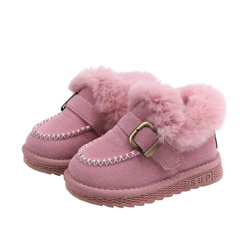 baby girl fur boots