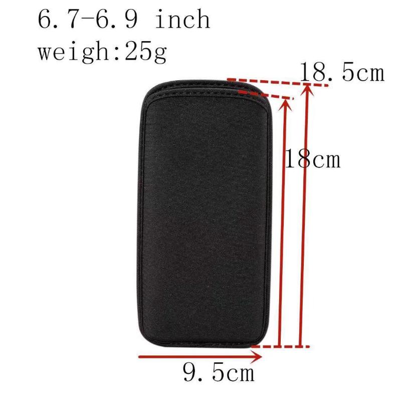 Universal Neoprene Protective Case Phone Bag For 15 14 13 12 11 Pro Max Power Bank Shockproof Cover
