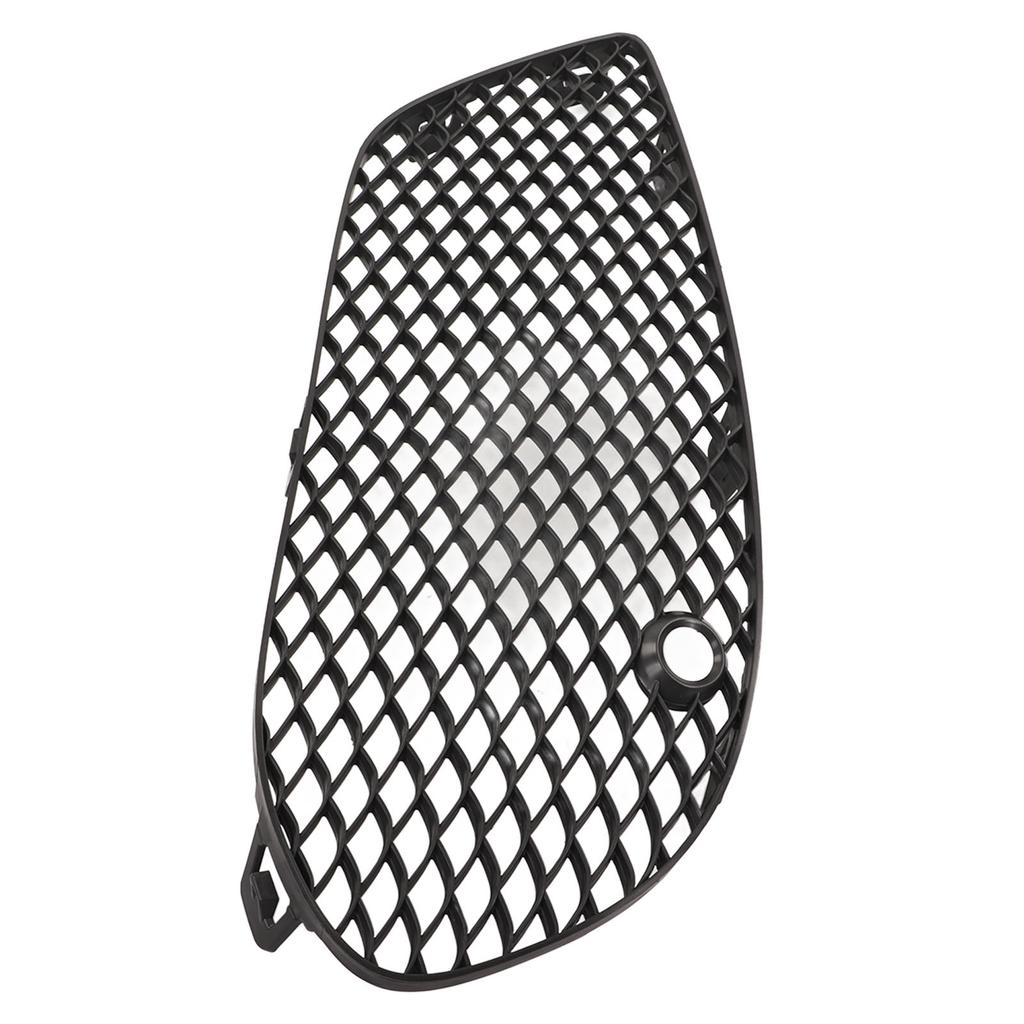 Black Front Bumper Fog Light Grille Cover Fog Lamp Bezel Trim Replacement for Mercedes Benz C Class