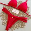 Sexy Mciro Bikini Set Women Holiday Swimsuit Lace-up Swimwear Brazilian Biquini Thong Beachwear Party Wear Vacation Bikinis