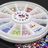 Fashion Mixed Color Water Drop DIY Nail Art Tips Manicure Decoration Wheel