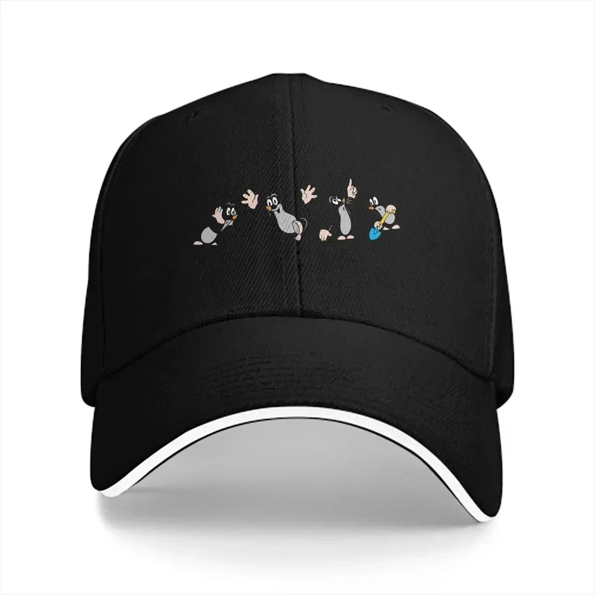 

Krtek The Mole Multicolor Hat Peaked Unisex Cap Cute Casual Visor Protection Hats 56-58cm