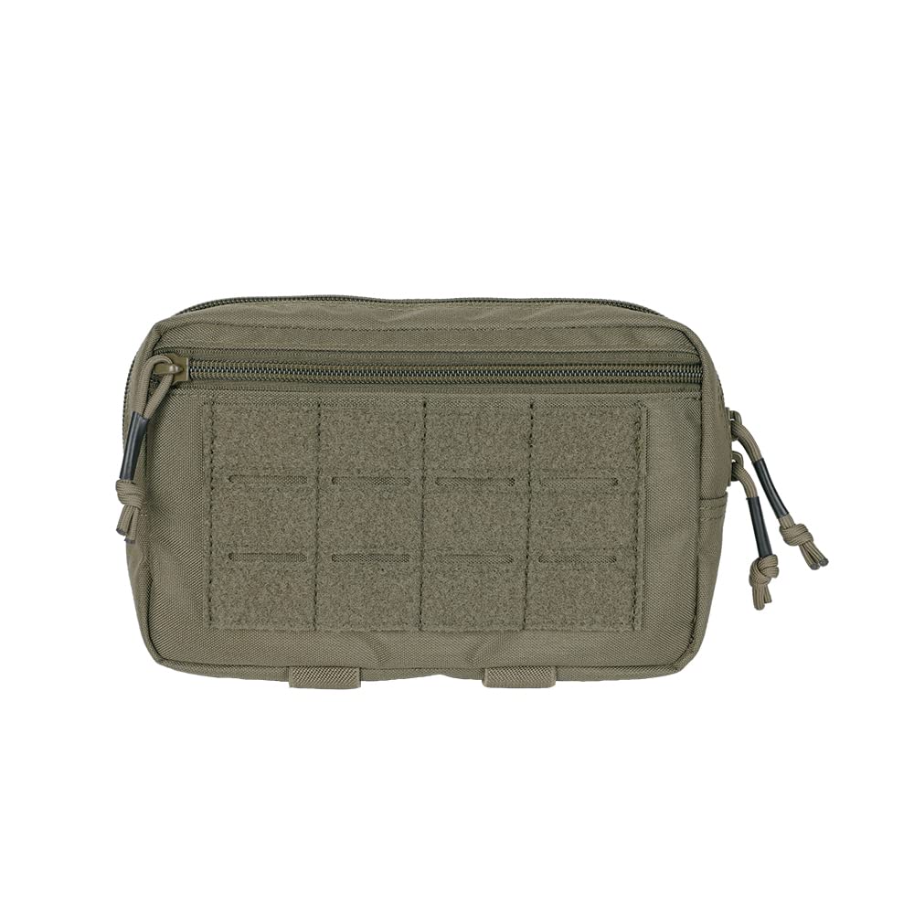 

EXCELLENT ELITE SPANKER Tactical Vest Chest Waist Pack Utility Tool Pouch Tactical MOLLE Admin Pouch for Tactical EDC Bags (Ranger Green)