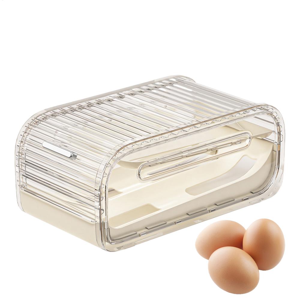 Egg Holder Stackable Storage Container Egg Holder Countertop Storage Box For Freezer Home Kitchen Pantry Cabinet Apartment чистый 7190₽