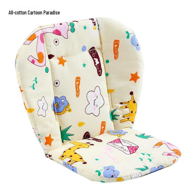 Cuscino Spesso in Cotone per Seggiolino Passeggino e Sedia Alta per Bambini