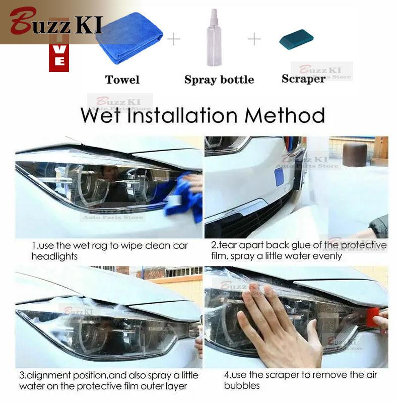 For Subaru Forester -2024 Headlight Rearview Film Paint Protection Film Sticker Anti-scratch Accessories Clear Repair TPU