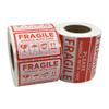 Fragile Warning Sticker for Logistics & Packaging - English Version