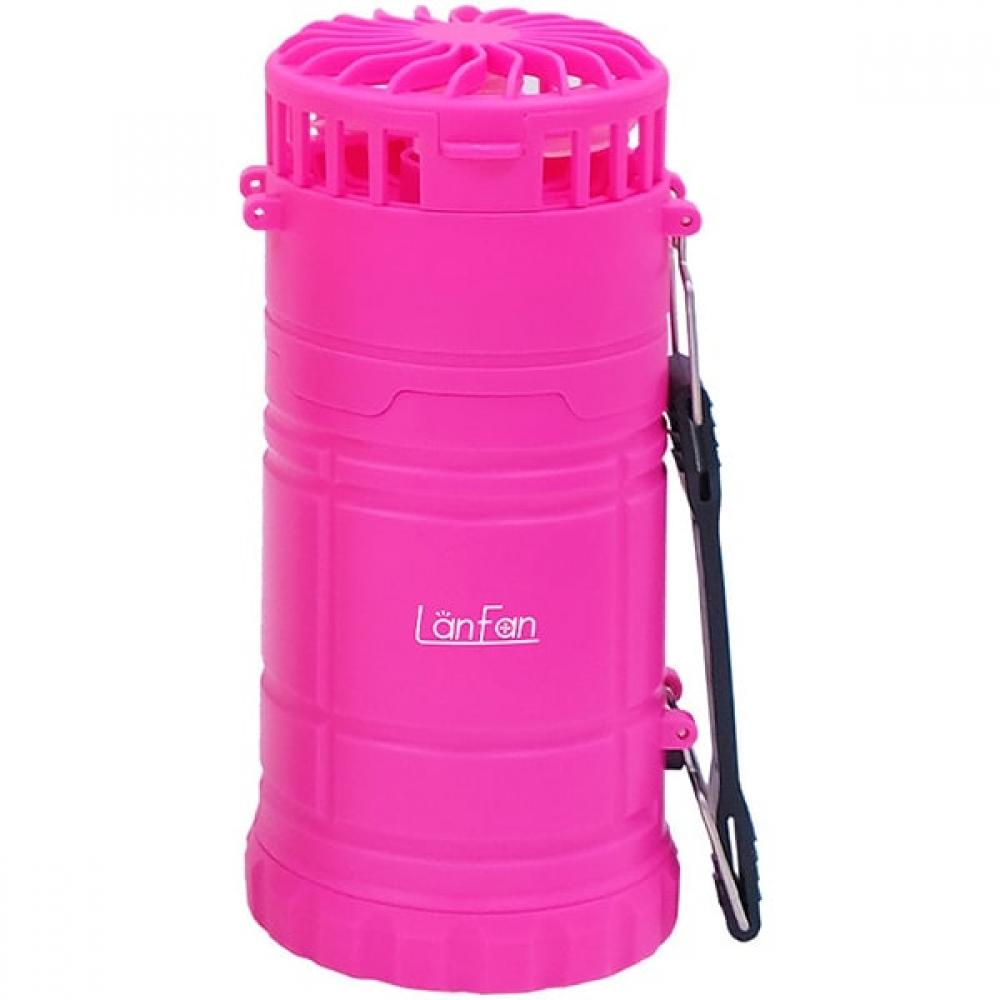 

Ikesho RA LF02S [Ramasu LanFan Pokefan 4in1 Lanfan на батарейках с ремешком и оригинальной сумкой для хранения фонарь-вентилятор розовый]