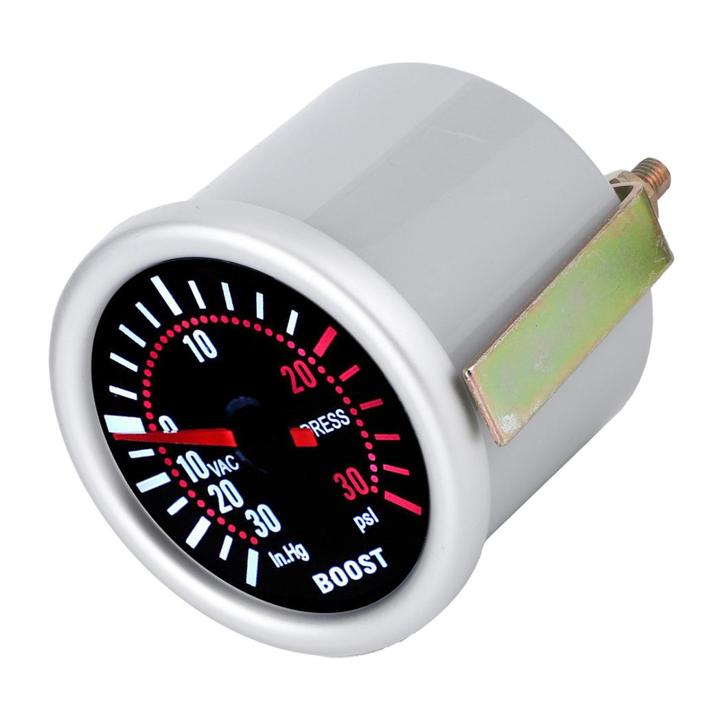 2in 12V Turbo Boost Gauge ?30?30PSI Pointer Auto Car Turbo Pressure Meter High Accuracy