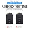 Stylish Zinc Alloy + Leather 2 3 Button Car Key Case for S0 Prado Yaris Vios Previa Protective Case Keyless Car Accessories JH0