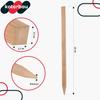Kotarbau® Wooden Tomato Vegetable Garden Stakes Support For Shrub Trees 25 Cm Set Of 20