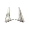2014 2015 2016 2017 2018 ABS Chrome Shell Car Styling Rear Windows Pillar Spoilers Wings Cover Trim for Toyota Highlander Kluger