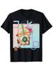 Funny Retro 90s Japanese Kawaii Iced Coffee Cartoon T-Shirt