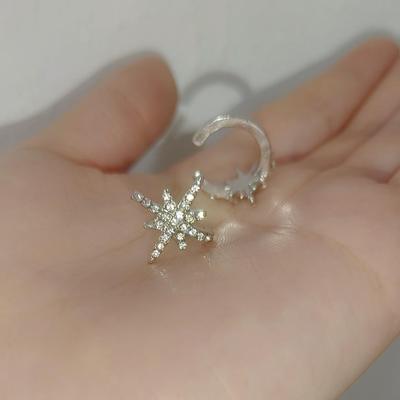 Clip per Orecchie di Lusso Stella Lucente - Alla Moda, Versatili, Design Senza Fori.