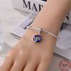 Warm Copper Butterfly Spring Bouquet Charm Beads Suitable Fit Pan Original Bracelet Diy Jewelry Gift