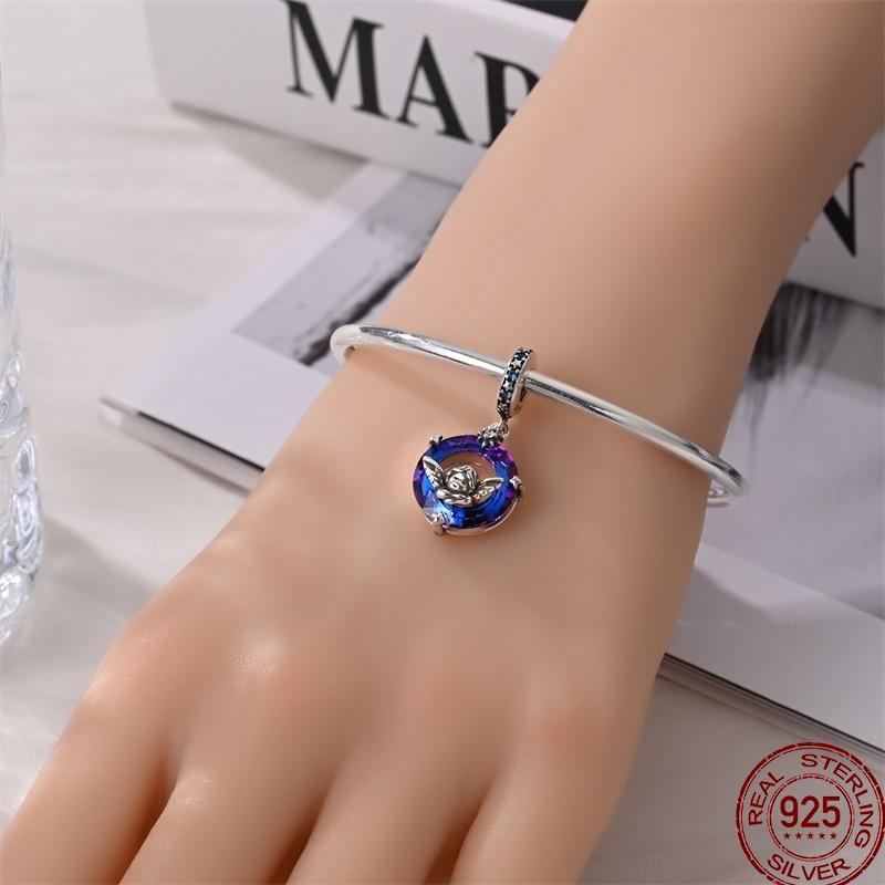 Warm Copper Butterfly Spring Bouquet Charm Beads Suitable Fit Pan Original Bracelet Diy Jewelry Gift