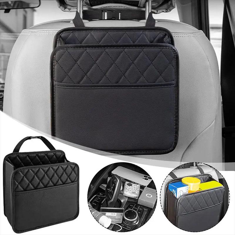 Autositz-Aufbewahrungstasche Leder-Müllsack für Chevrolet Spark Captiva Cruze Tracker Orlando Trax Epica Malibu Equinox Sonic