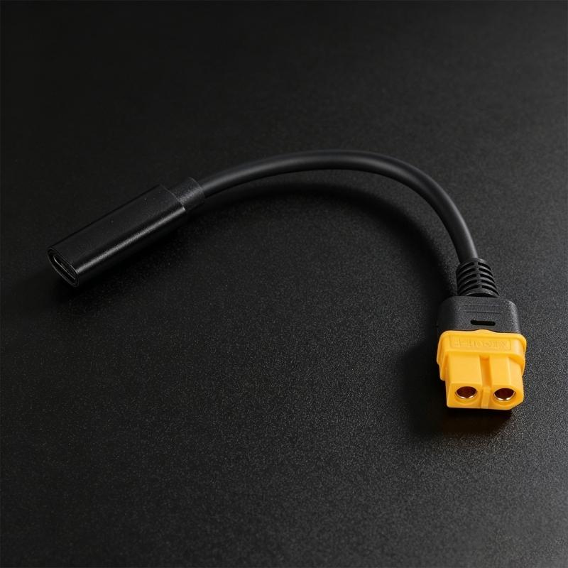 Highly Power USB C To XT60 Female Converters Cable 100W For Batteries And Energy Storage