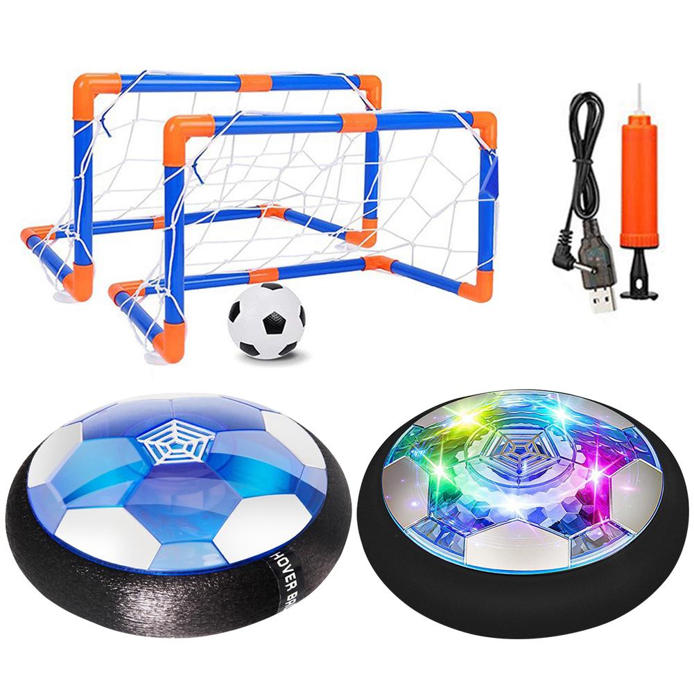 Air Power Hover Ball with LED Light and Foam Bumper Indoor Outdoor  Air Floating Soccer Ball Floating Soccer for Boys Girls