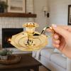 Zinc Alloy Vintage Taper Candle Stick Holder Candle Stand Dining Table Centerpiece