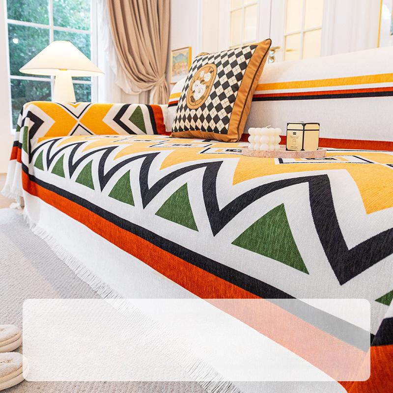 Chenille Sofa Towel Full Cover Cloth All-Inclusive Universal Dustproof Cover Bohemian Sofa Blanket Seat Cushion