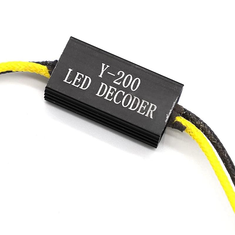 12V Motorcycle LED Load Resistor LED Decoder LED Indicator Flasher Turn Signal Fault Eliminator For Motorcycle Scooter