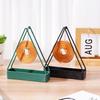 2 Colors Triangular Mosquito Coil Holder Coil Safety Easy Moving Iron Sheet Flame Retardant Not Easy Deform Retro Home Decor