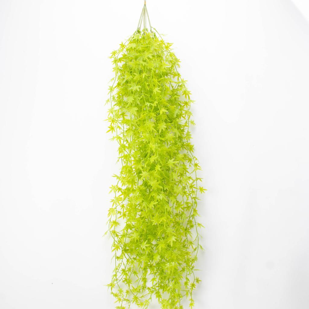 100cm Fake Maple Leaves Ivy Garland Green Plant Vine Foliage Home Decor Plastic Rattan String Wall Decoration Artificial Plants