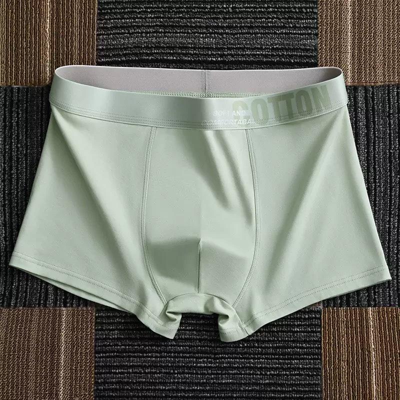 Men's Pure Cotton Plus Size Boxer Briefs - Comfortable, Breathable, Youthful Style