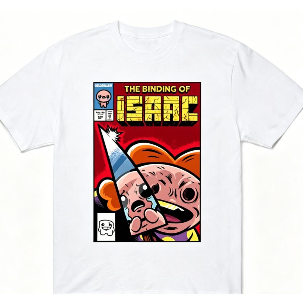 The Binding of Isaac Miłośnik Anime Indie Koszulka Ubranie na cały rok osobowość Ubrania Duże Rozmiary Unisex Nowy Model Dla Par wysoka jakość miękka