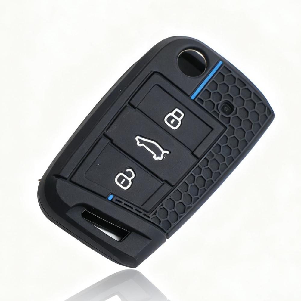 

Для Vw Golf 7 Gti Polo T-Cross T-Roc Touran Tiguan Skoda Octavia Rapid Kodiaq Fabia Seat Ibiza Leon Ateca Arona Чехол для ключа