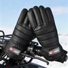 New PU Gloves Windproof Coldproof Warm Gloves Warm Skiing Gloves Gift