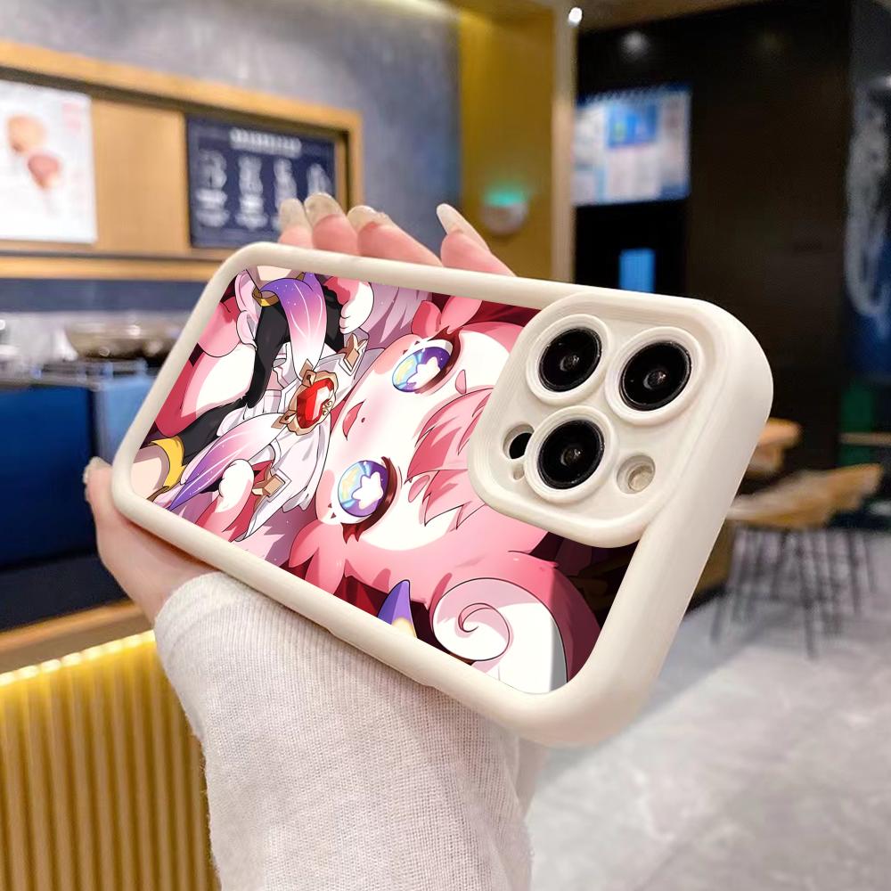 HSR Mem Thicken TPU Mobile Phone Case for iPhone 17 16 15 14 13 12 11 Air Pro Max Plus Colorful Cover