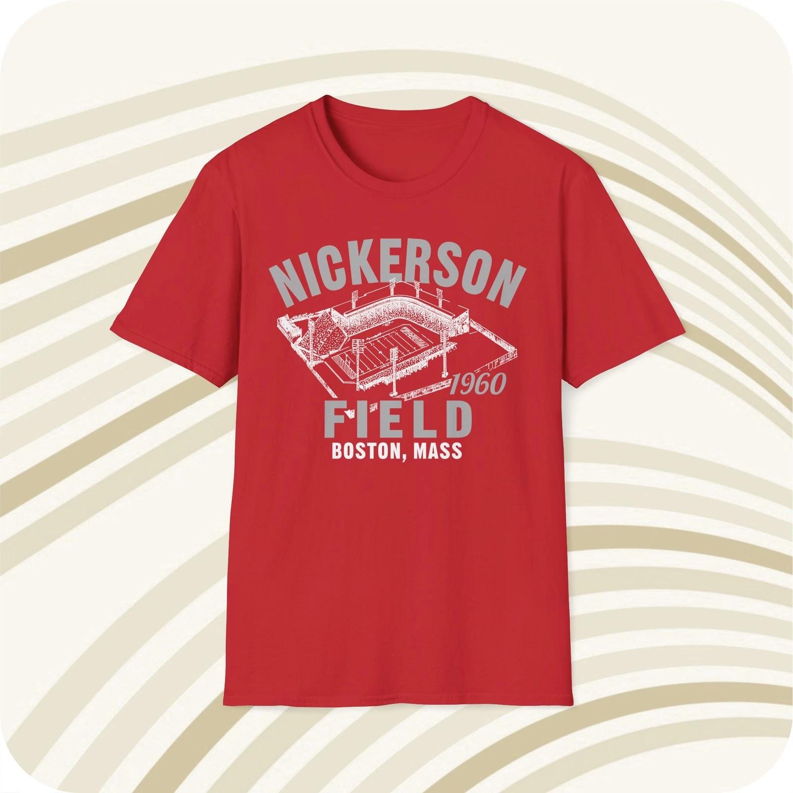 Nickerson Field 1960 Classic Cut Football T shirt - New England Patriots 2XL
