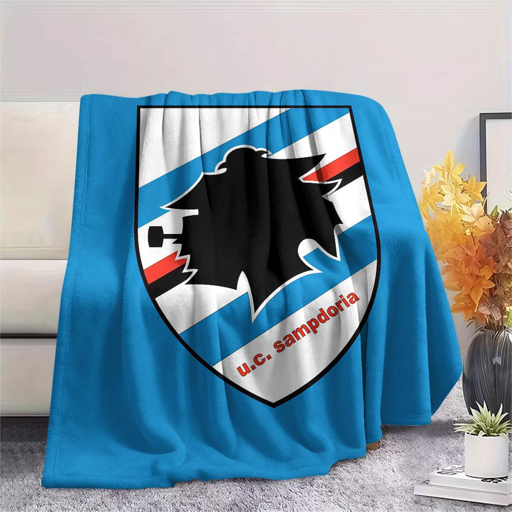 UC. Sampdoria Flanelldecke, Hohe Qualität, Bequem für alle Jahreszeiten, Heimdekoration, Wärme und Komfort