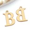 Stainless Steel Alphabet Pendant Jewelry Accessories for DIY Necklaces, Bracelets & Earrings