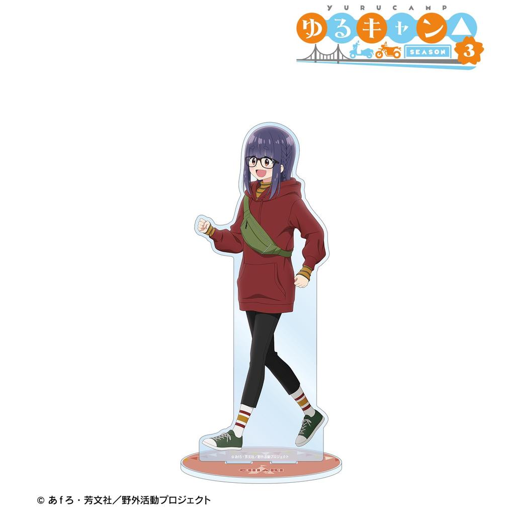 SEASON3 Original Illustration of Chiaki Ogaki Ayumi Extra Large Acrylic Stand Yurucamp Ver.