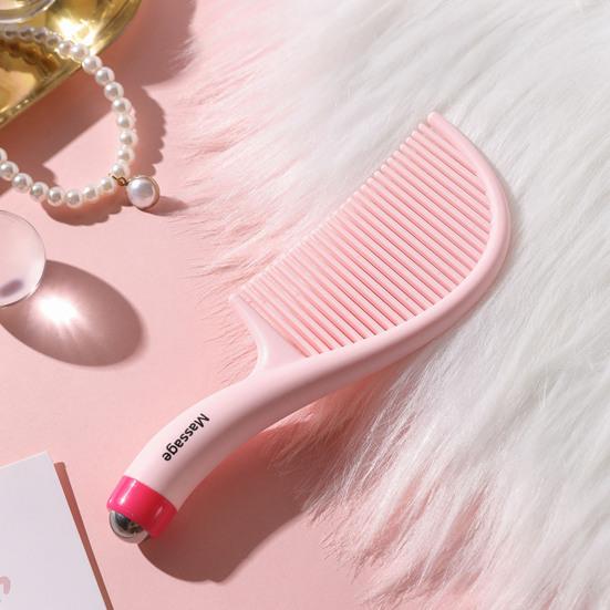 Roller Massage Hair Comb for Women, Portable Anti-static Hair Detangling Comb, Hair Styling Comb for Thin Thick Curly Long Hair