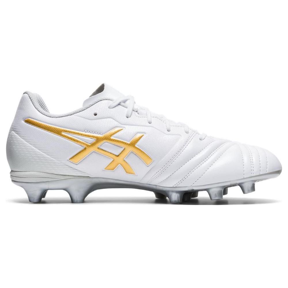 Asics Ultrezza Club Artificial Turf Durable Breathable Soccer Shoes Men sneaker White Platinum 1103A021-101