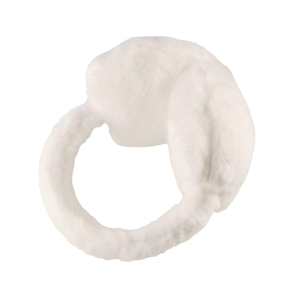Solid Color Winter Earflap Windproof Women Ear Cover Cute Love Heart Plush Earmuffs Winter