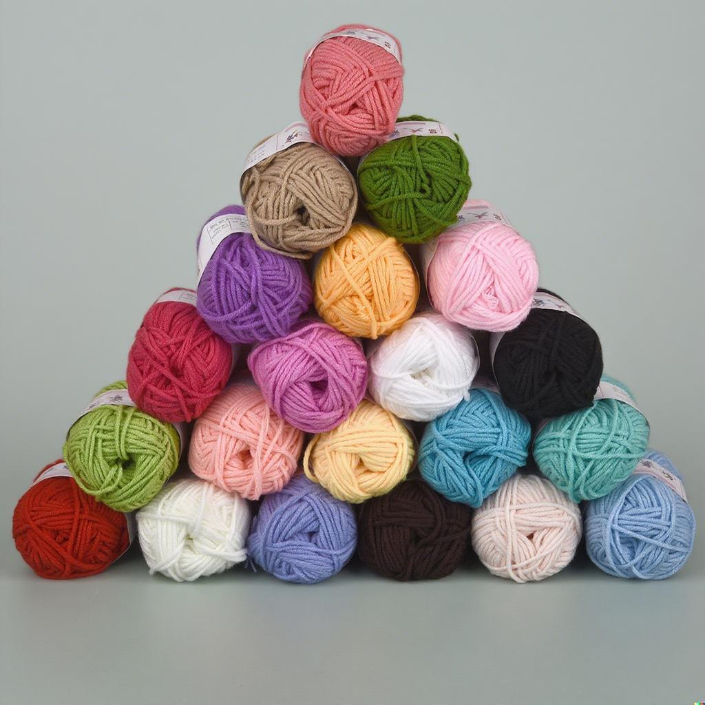 25g Milk Sweet Soft Baby Cotton Knitting Wool Thick Fiber Yarn Velvet Hand Threads for Knitting Wool Crochet Yarn for DIY Sweate