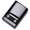 Men'S Tie Net Color Striped Jacquard Yarn Business Professional Tie Set Men'S Gift Box