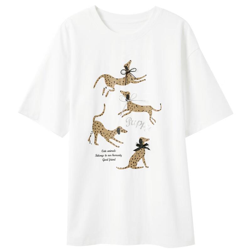 Women's Plus Size Cooling Sunshield Drop Shoulder T-Shirt with Fun Print