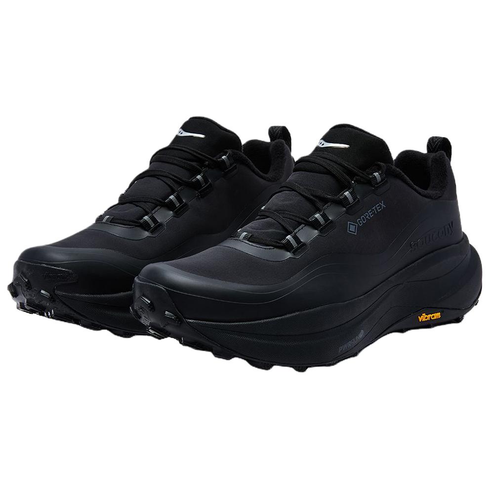 Saucony Xodus Tao Yuan Hike GTX Versatile Comfortable Waterproof Running Shoes Unisex Sneakers Black S28293-1