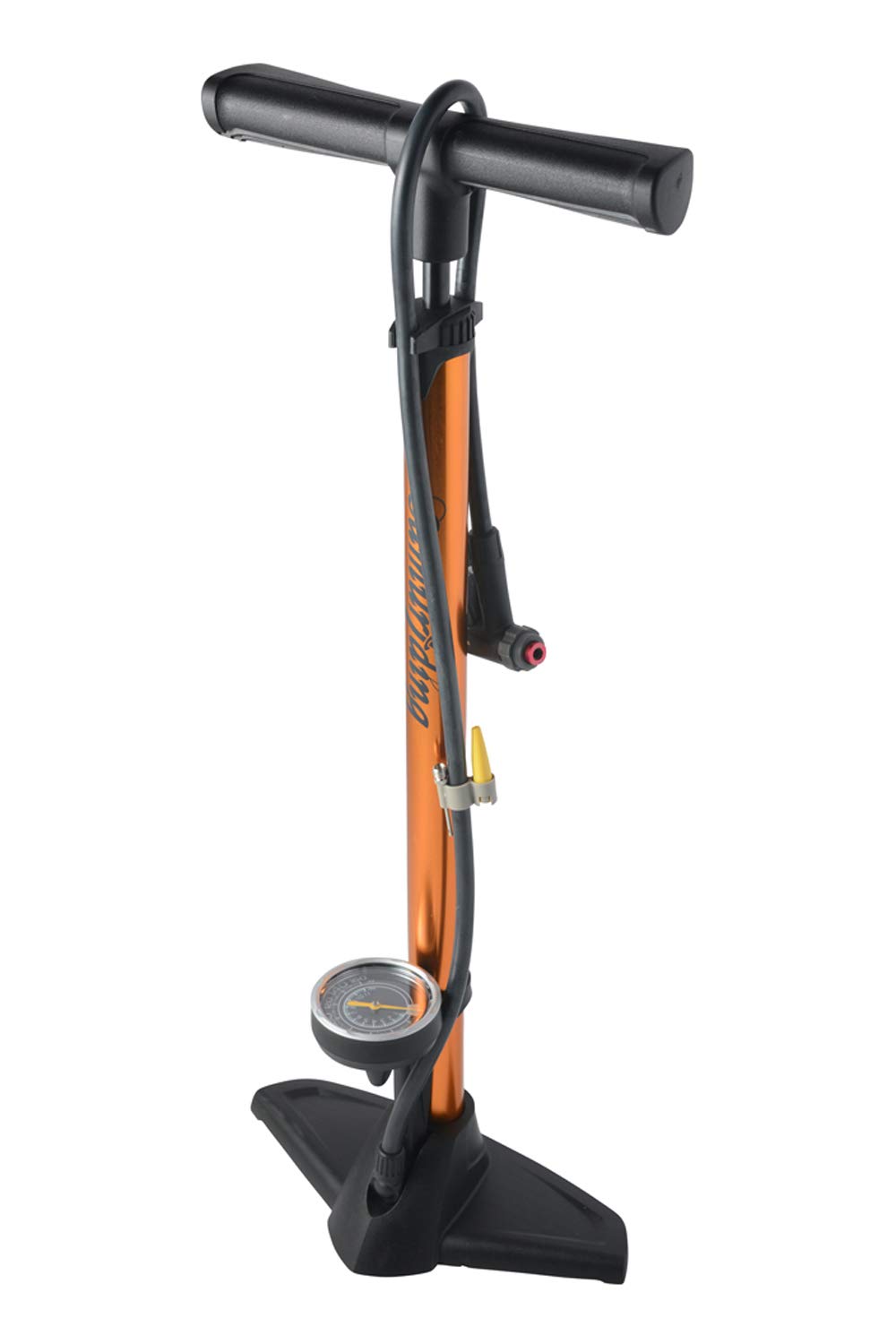 

with all equipped with air Samuriding bicycle air road cross floor with air gauge orange [Compatible valves, release] pump, French, American, British,