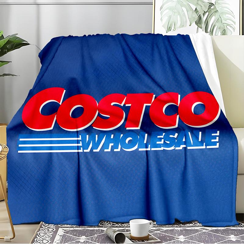 Costco Blanket Flannel Throw for Sofa, Travel, Camping, Livingroom, Office, Chair and Bed Soft and Warm Holiday Birthday gifts